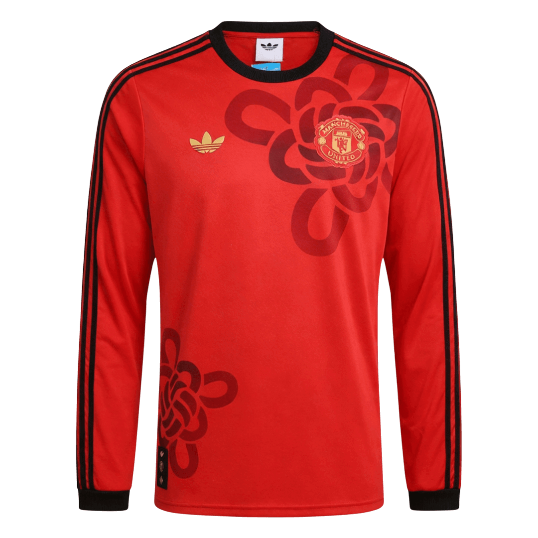 Manga Larga Manchester United 2025/26 -Versión Hincha camiseta de fútbol