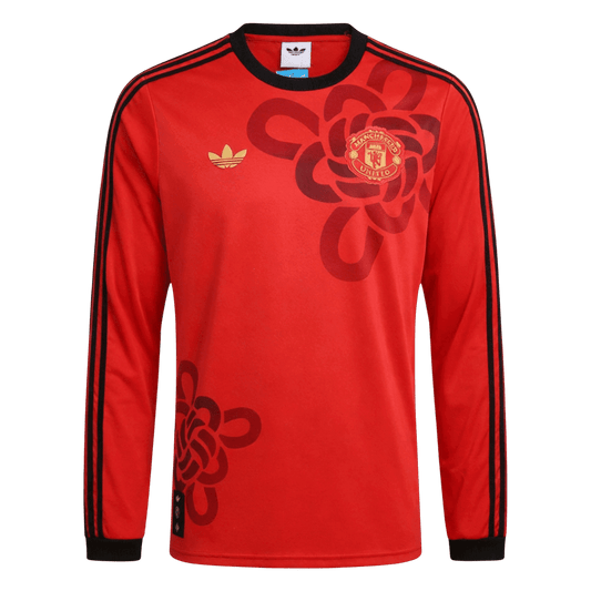 Manga Larga Manchester United 2025/26 -Versión Hincha camiseta de fútbol