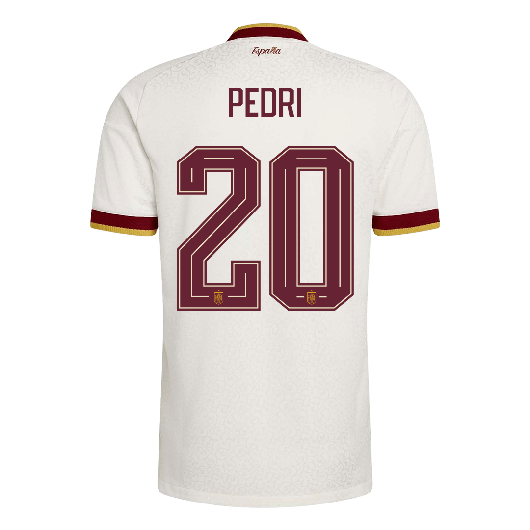 Camiseta Auténtica PEDRI #20 Spain 2026 Segunda Equipación Copa del Mundo -Versión Jugador