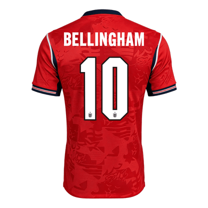 Camiseta Auténtica BELLINGHAM #10 England 2026 Segunda Equipación Copa del Mundo -Versión Jugador