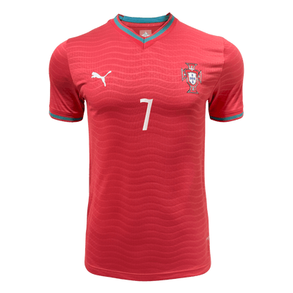 Camiseta Auténtica RONALDO #7 Portugal 2026 Primera Equipación Copa del Mundo -Versión Jugador