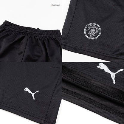 Conjunto Infantil Completo Manchester City 2025/26 Segunda Equipación Kids