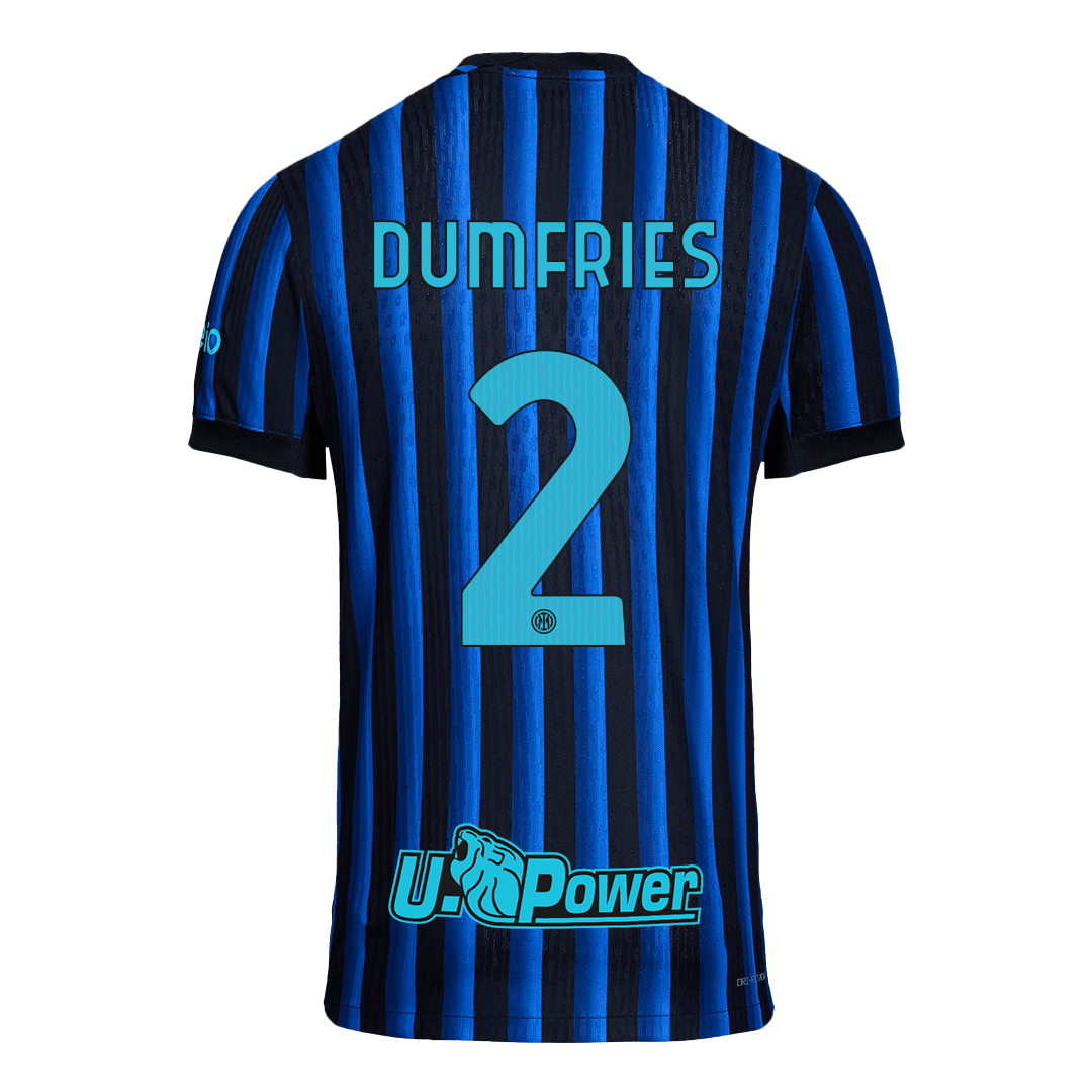 Camiseta Auténtica DUMFRIES #2 Inter Milan 2025/26 Primera Equipación -Versión Jugador