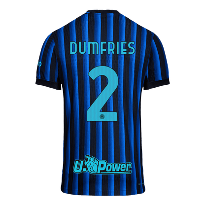 Camiseta Auténtica DUMFRIES #2 Inter Milan 2025/26 Primera Equipación -Versión Jugador