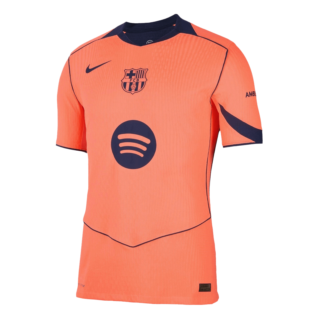 UCL Camiseta Auténtica RAPHINHA #11 Barcelona 2025/26 Tercera Equipación -Versión Jugador-Camisetas Pasion Shop