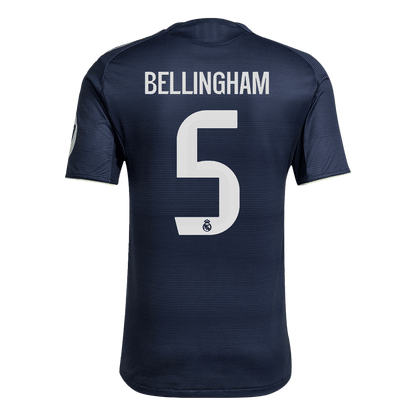 Camiseta Auténtica BELLINGHAM #5 Real Madrid 2025/26 Segunda Equipación-Versión Jugador
