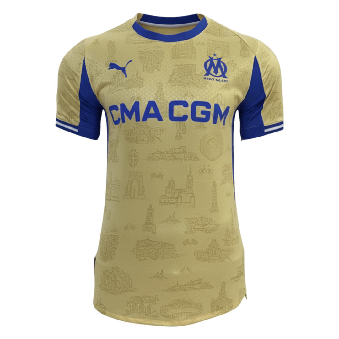 Camiseta Auténtica Marseille 2025/26 Cuarta Equipación -Versión Jugador
