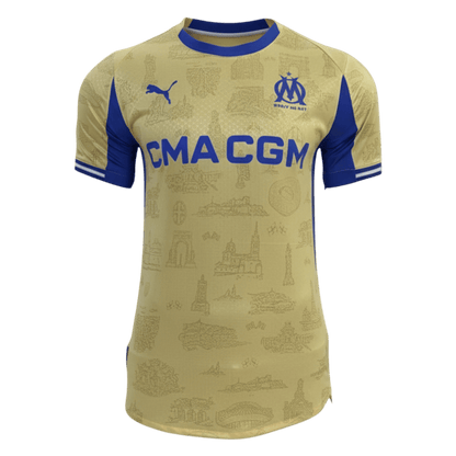 Camiseta Auténtica Marseille 2025/26 Cuarta Equipación -Versión Jugador