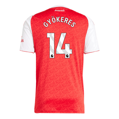 Camiseta GYÖKERES #14 Arsenal 2025/26 Primera Equipación-Versión Hincha