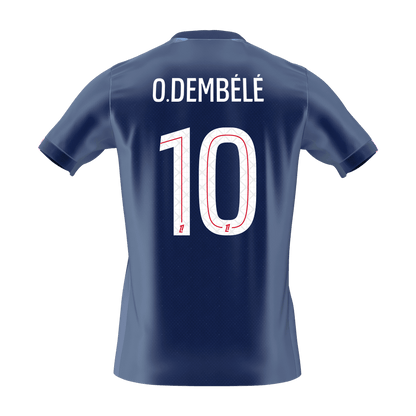 Calidad Premium Camiseta O.DEMBÉLÉ #10 PSG 2025/26 Primera Equipación-Versión Hincha