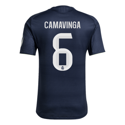 Camiseta Auténtica CAMAVINGA #6 Real Madrid 2025/26 Segunda Equipación -Versión Jugador