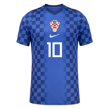 Camiseta Auténtica MODRIĆ #10 Croatia 2026 Segunda Equipación Copa del Mundo -Versión Jugador