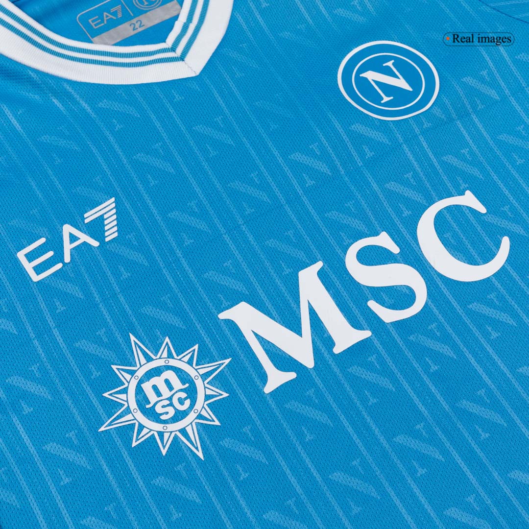 Conjunto Infantil Completo Napoli 2025/26 Primera Equipación Kids