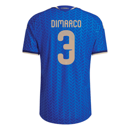 Camiseta Auténtica DIMARCO #3 Italy 2026 Primera Equipación Copa del Mundo -Versión Jugador