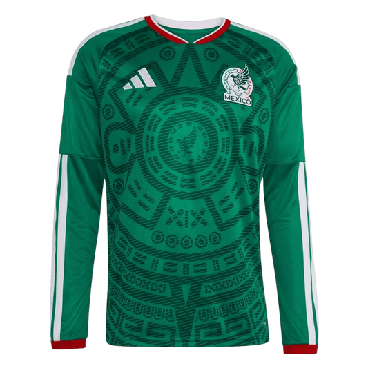 Manga Larga Mexico 2026 Primera Equipación Copa del Mundo -Versión Hincha