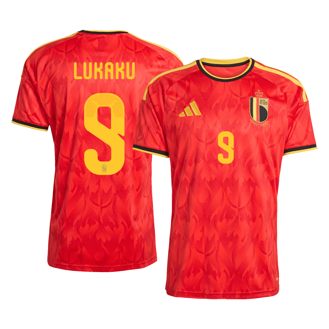 Camiseta LUKAKU #9 Belgium 2026 Primera Equipación Copa del Mundo - Versión Hincha