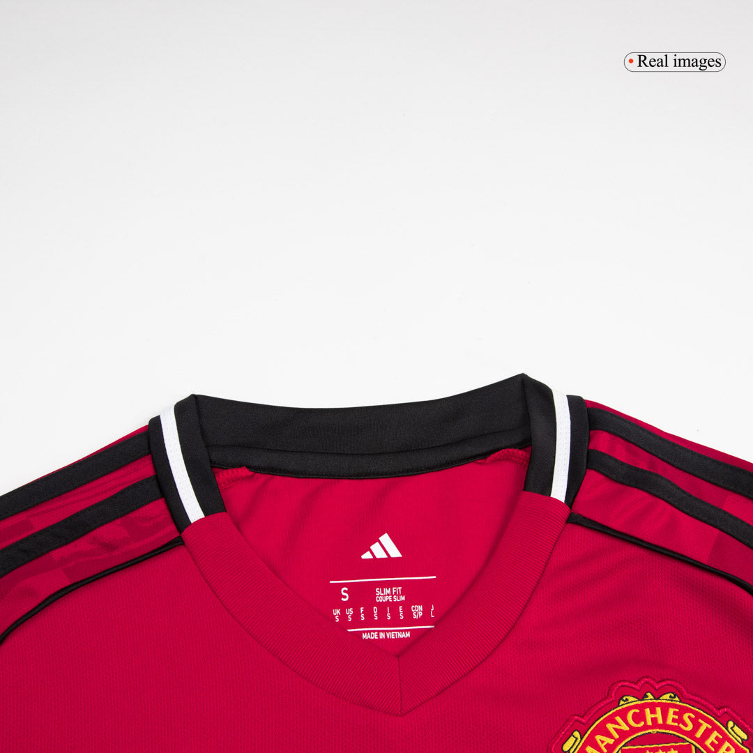 Calidad Premium Conjunto Completo Manchester United 2025/26 Primera Equipación-Camisetas Pasion Shop