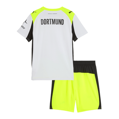 Conjunto Infantil Borussia Dortmund 2025/26 Segunda Equipación