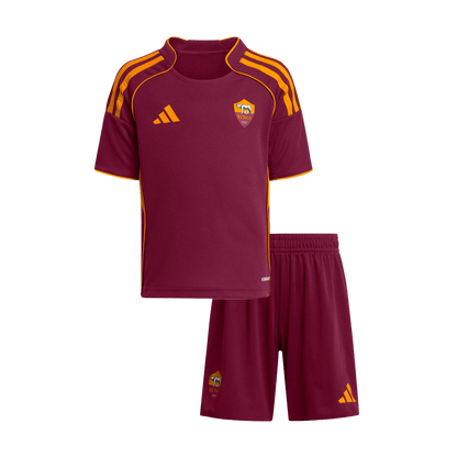 Conjunto Infantil Roma 2025/26 Primera Equipación-Camisetas Pasion Shop