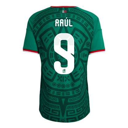 Camiseta Auténtica Raúl #9 Mexico 2026 Primera Equipación Copa del Mundo -Versión Jugador