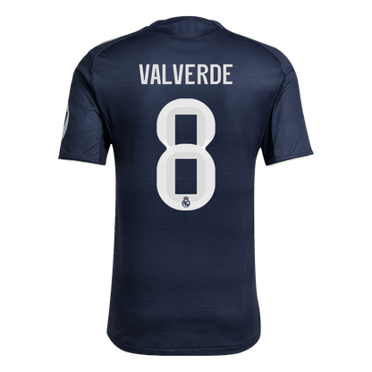 Camiseta Auténtica VALVERDE #8 Real Madrid 2025/26 Segunda Equipación-Versión Jugador