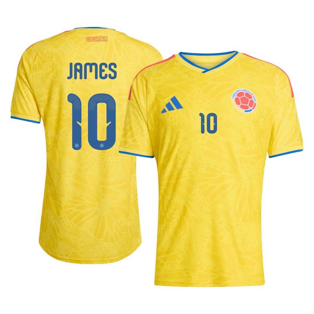 Camiseta Auténtica JAMES #10 Colombia 2026 Primera Equipación Copa del Mundo -Versión Jugador