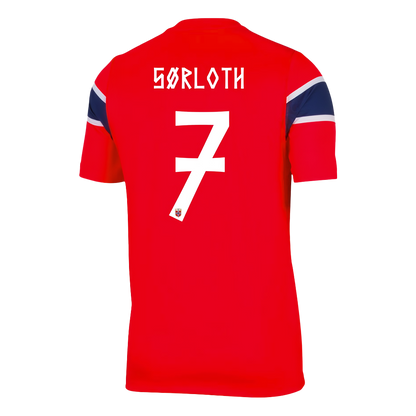 Camiseta SØRLOTH #7 Norway 2026 Primera Equipación Copa del Mundo - Versión Hincha