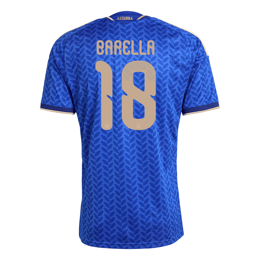 Camiseta BARELLA #18 Italy 2026 Primera Equipación Copa del Mundo - Versión Hincha