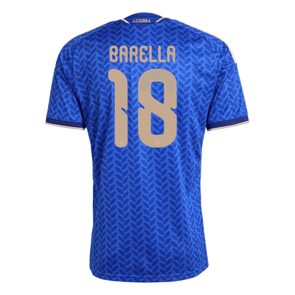 Camiseta BARELLA #18 Italy 2026 Primera Equipación Copa del Mundo - Versión Hincha