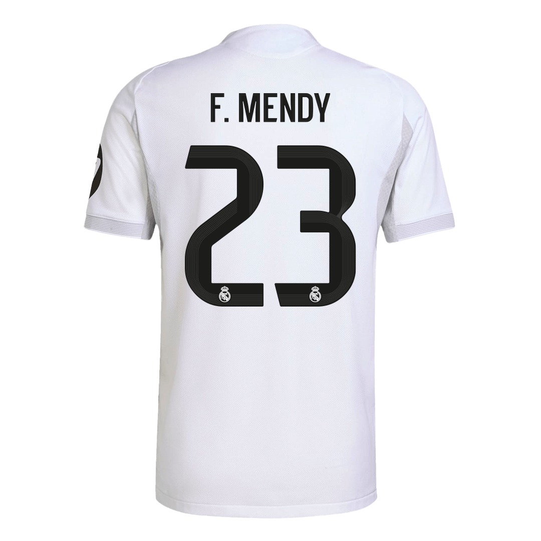 Camiseta Auténtica F.MENDY #23 Real Madrid 2025/26 Primera Equipación -Versión Jugador