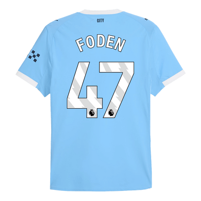 Camiseta Auténtica FODEN #47 Manchester City 2025/26 Primera Equipación-Versión Jugador