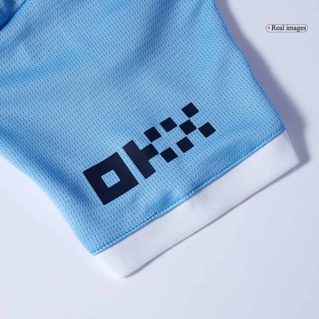 Conjunto Infantil Completo Manchester City 2025/26 Primera Equipación Kids-Camisetas Pasion Shop