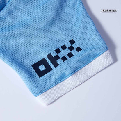 Conjunto Infantil Completo Manchester City 2025/26 Primera Equipación Kids-Camisetas Pasion Shop