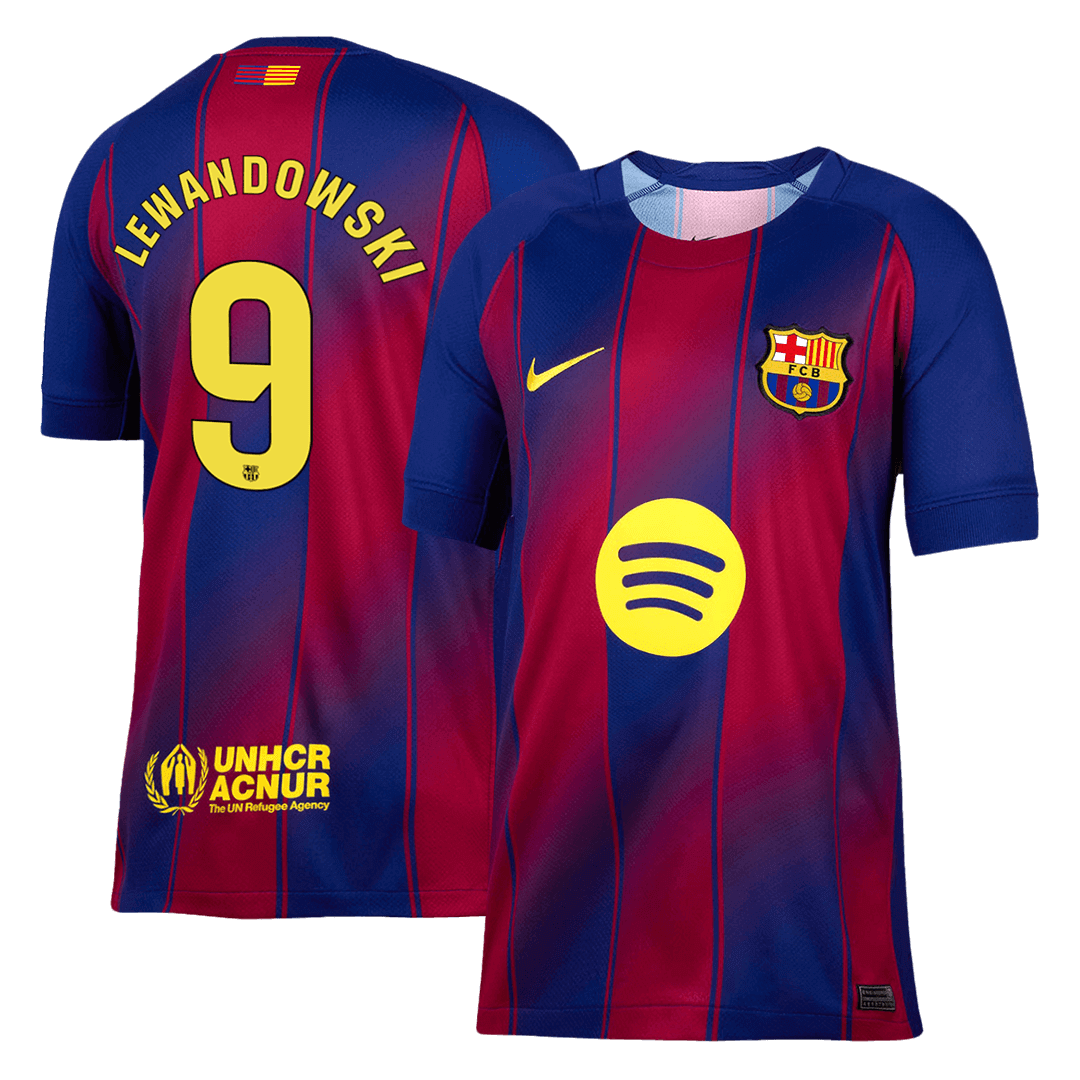 Camiseta LEWANDOWSKI #9 Barcelona 2025/26 Primera Equipación-Versión Hincha-Camisetas Pasion Shop