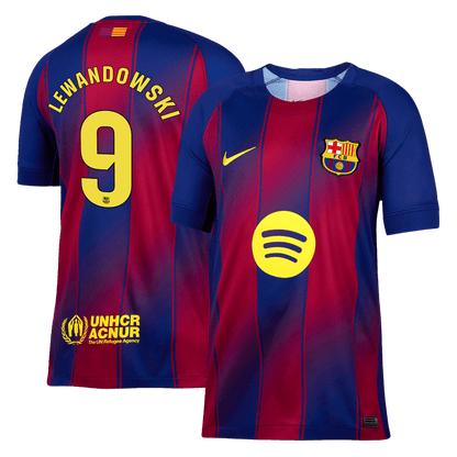 Camiseta LEWANDOWSKI #9 Barcelona 2025/26 Primera Equipación-Versión Hincha-Camisetas Pasion Shop