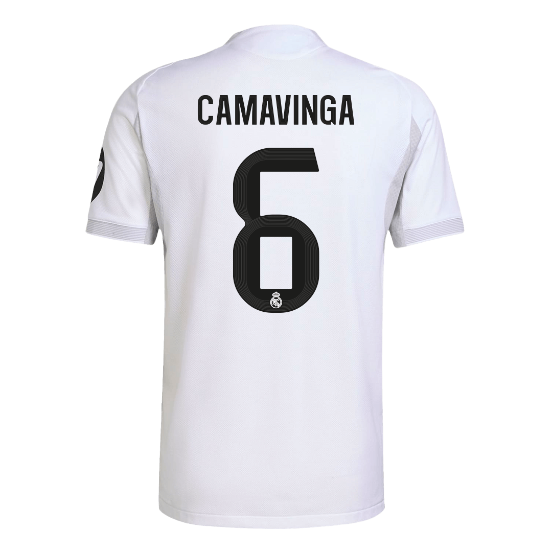 Camiseta Auténtica CAMAVINGA #6 Real Madrid 2025/26 Primera Equipación -Versión Jugador