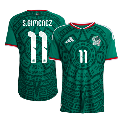 Camiseta Auténtica S.GIMENEZ #11 Mexico 2026 Primera Equipación Copa del Mundo -Versión Jugador