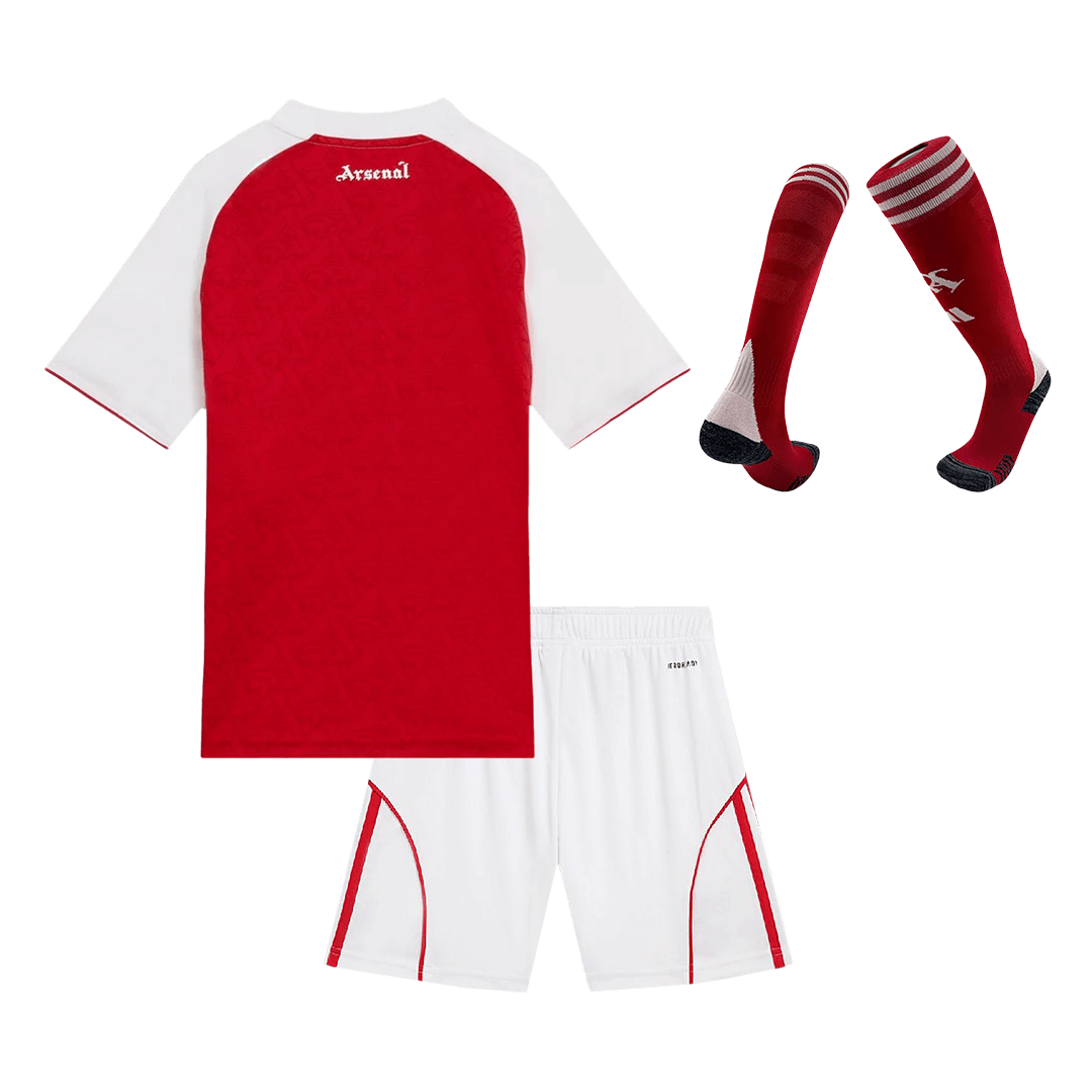 Conjunto Infantil Completo Arsenal 2025/26 Primera Equipación Kids-Camisetas Pasion Shop