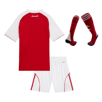 Conjunto Infantil Completo Arsenal 2025/26 Primera Equipación Kids-Camisetas Pasion Shop