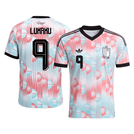 Camiseta LUKAKU #9 Belgium 2026 Segunda Equipación Copa del Mundo - Versión Hincha