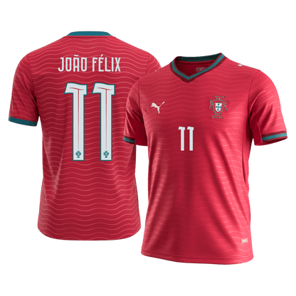Calidad Premium Camiseta JOÃO FÉLIX #11 Portugal 2026 Primera Equipación Copa del Mundo -Versión Hincha