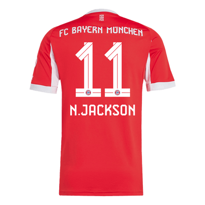Camiseta N.JACKSON #11 Bayern Munich 2025/26 Primera Equipación - Versión Hincha