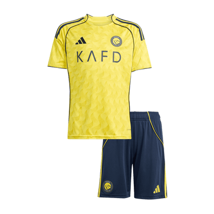 Conjunto Infantil Al Nassr 2025/26 Primera Equipación-Camisetas Pasion Shop