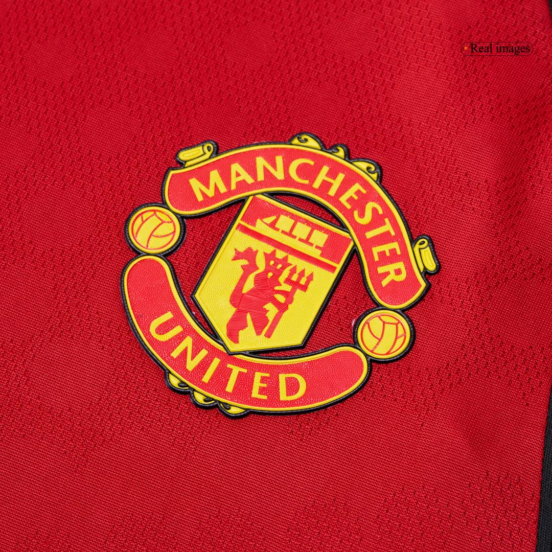 Camiseta Auténtica ŠEŠKO #30 Manchester United 2025/26 Primera Equipación-Versión Jugador-Camisetas Pasion Shop