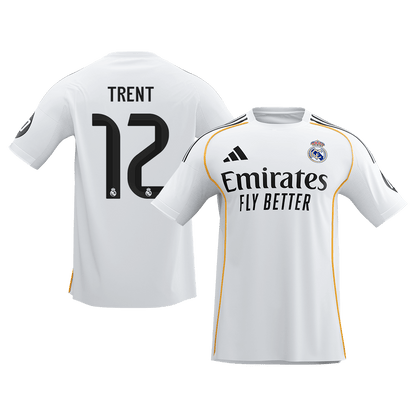 Calidad Premium Camiseta TRENT #12 Real Madrid 2025/26 Primera Equipación-Versión Hincha