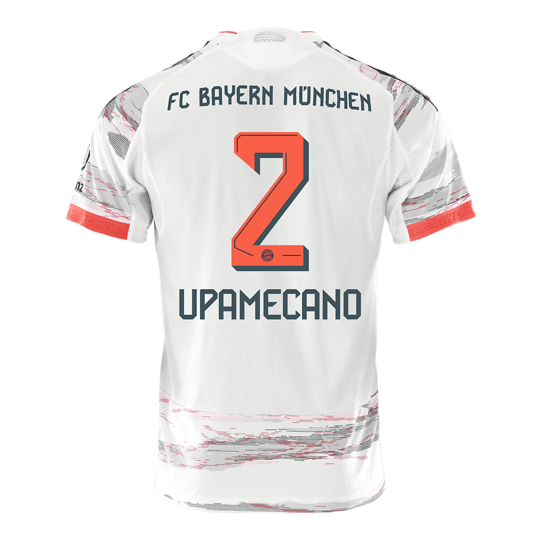 Camiseta Auténtica UPAMECANO #2 Bayern Munich 2025/26 Segunda Equipación -Versión Jugador