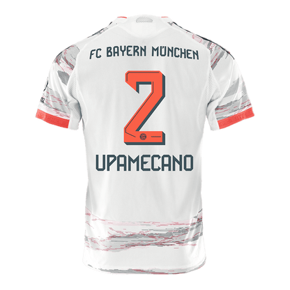 Camiseta Auténtica UPAMECANO #2 Bayern Munich 2025/26 Segunda Equipación -Versión Jugador