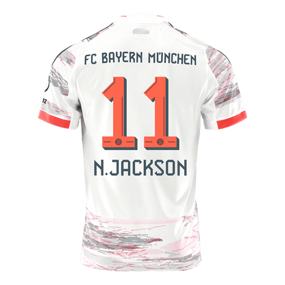 Camiseta N.JACKSON #11 Bayern Munich 2025/26 Segunda Equipación - Versión Hincha