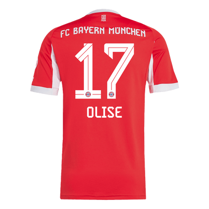 Camiseta OLISE #17 Bayern Munich 2025/26 Primera Equipación - Versión Hincha