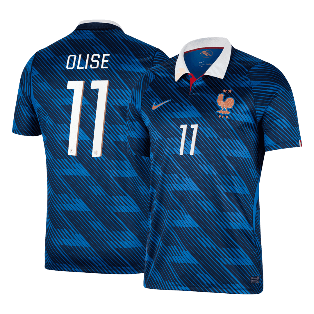 Camiseta OLISE #11 France 2026 Primera Equipación Copa del Mundo - Versión Hincha